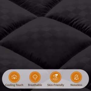 Shoppy cooling mattress topper deep pocket breathable