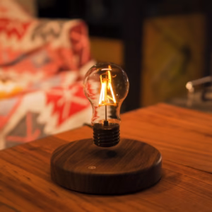 Shoppy levitating light bulb lamp magnetic
