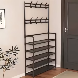 Shoppy multifunctional shoe and hat storage rack