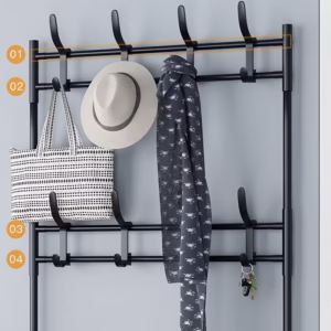 Shoppy multifunctional shoe and hat storage rack