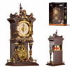 Shoppy Vintage Swing Clock Building Blocks Set – Real Working Mechanical Clock with Pendulum & Rotating Dial, Steampunk Home Decor Shoppy vintage swing clock building blocks set