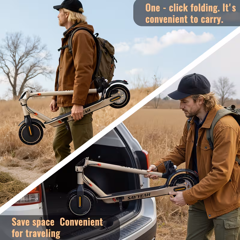Shoppy 350W Folding Electric Scooter – 19MPH Speed, 12-19 Mile Range, Portable Commuting E-Scooter with Display for Adults Shoppy 350W folding electric scooter portable commuting
