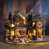 Shoppy 3D Stereo Assembly Magic Hut – Handmade DIY Wooden Building Model, Ideal Christmas Halloween Birthday Gift Shoppy 3D assembly magic hut model