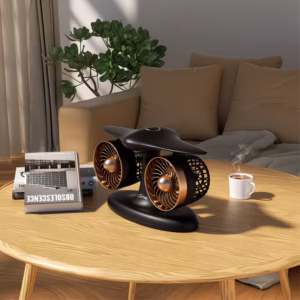 Shoppy 8000mAh camping fan with LED light portable
