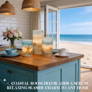 Shoppy flameless beach candles