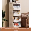 Shoppy Foldable Rolling Storage Cart – 5-Tier Plastic Shelf with Wheels, Space-Saving Organizer for Kitchen, Laundry & Living Room Shoppy foldable rolling storage cart 5 tier