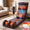 Shoppy Full-Body Massage Mat – Targets Shoulders, Neck, Waist, Back & Legs, with Detachable Neck Cushion, Leather Material, Ideal Gift for Family Shoppy full body massage mat with heat and neck cushion