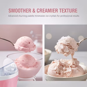 Shoppy Yogurt & Ice Cream Maker – Fast Homemade Gelato & Desserts, Compact Machine with Freezing Cup for Parties & Gifts Shoppy yogurt and ice cream maker machine with freezing cup