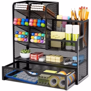 Shoppy multi-layer desk organizer for office supplies