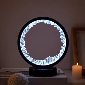Shoppy natural amethyst LED bedside lamp crystal