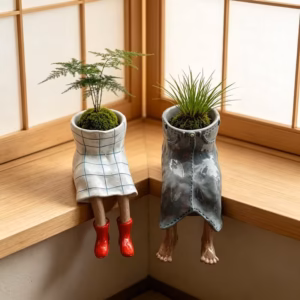 Shoppy hanging leg planter succulent pot