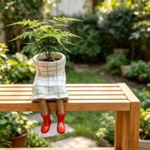 Shoppy hanging leg planter succulent pot