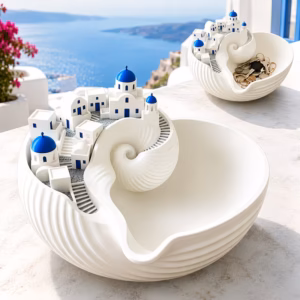 Shoppy Santorini shell catchall bowl jewellery dish