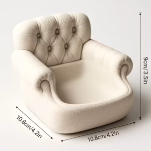 Shoppy sofa shaped storage tray tufted couch design