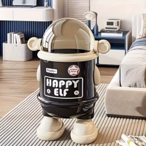 Shoppy astronaut trash can double bucket