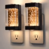 Shoppy 2 Pack LED Night Light with Dusk to Dawn Sensor – Dimmable Crystal Bubble Wall Plug, Up & Down Lighting for Bedroom, Bathroom & Hallway Shoppy LED night light with dusk to dawn sensor