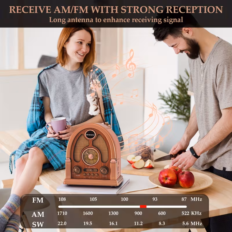 Shoppy Portable Multi-Functional Radio Speaker – AM/FM/SW Radio, Wireless Speaker, TF Card Player with Rechargeable Battery Shoppy portable radio speaker with Bluetooth