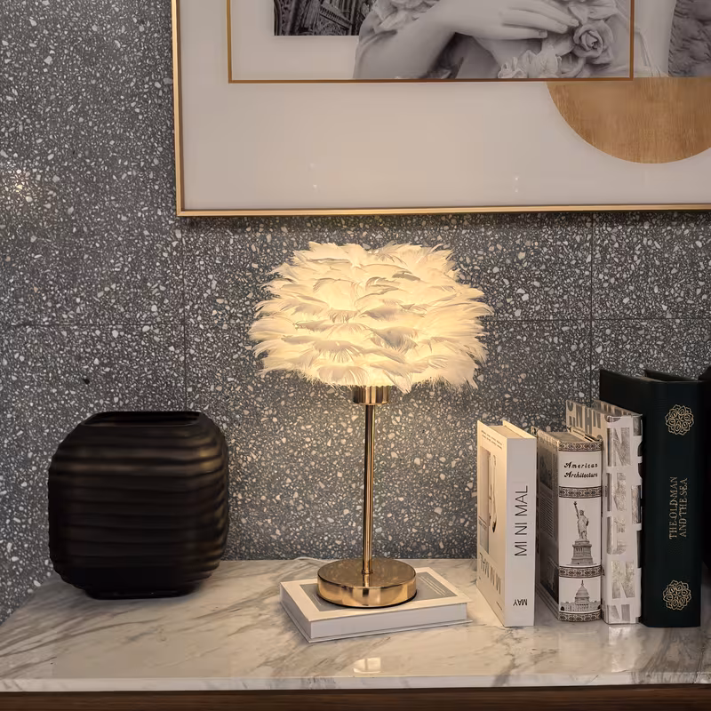 Shoppy White Mushroom Desk Lamp – Modern Princess Bedside Night Light for Girls' Bedroom, Wedding Décor & Gift Shoppy white mushroom desk lamp night light